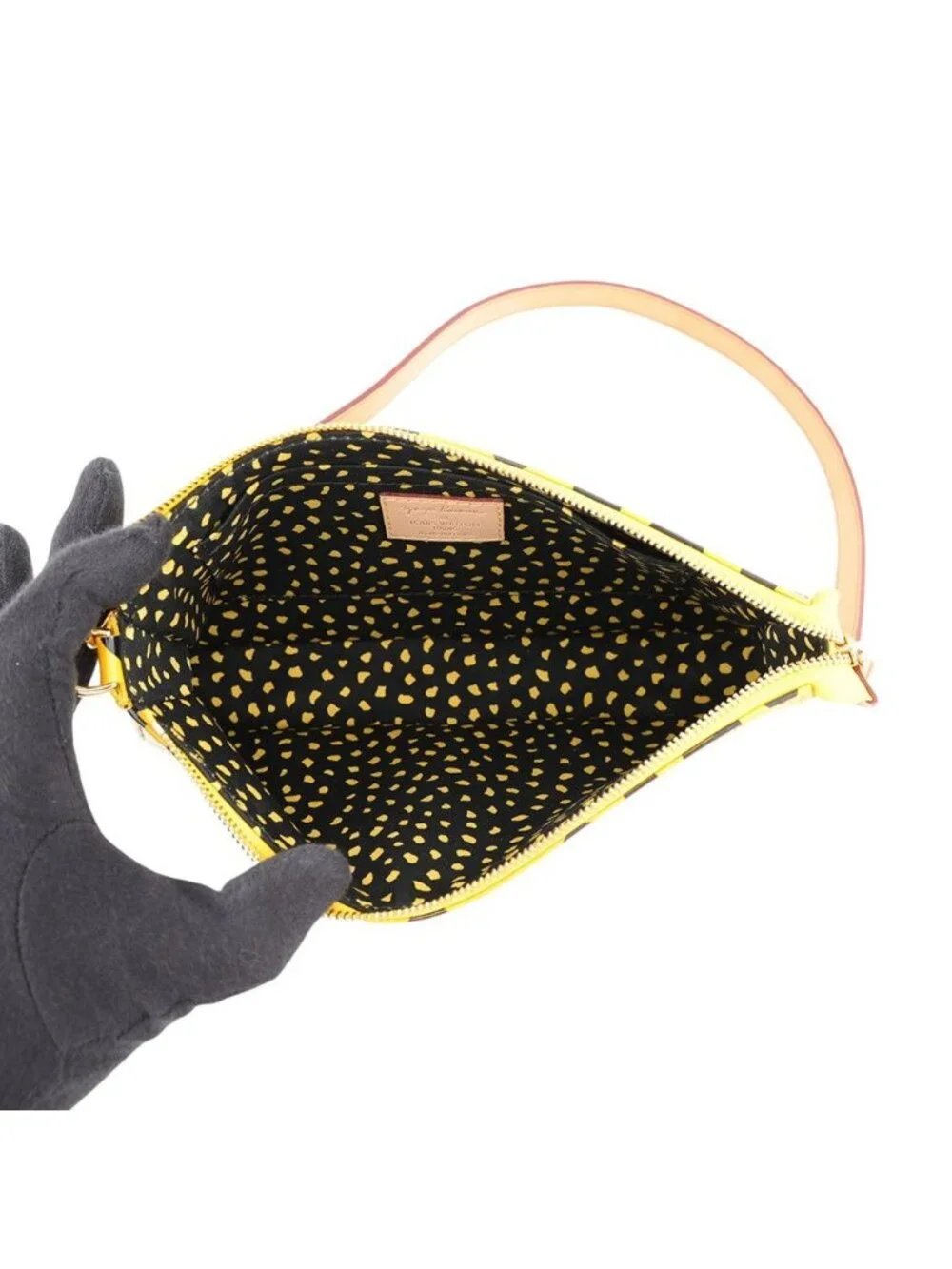 Louis Vuitton Handbag Monogram Vernis Pochette Accessoires Yayoi Kusama Pouch